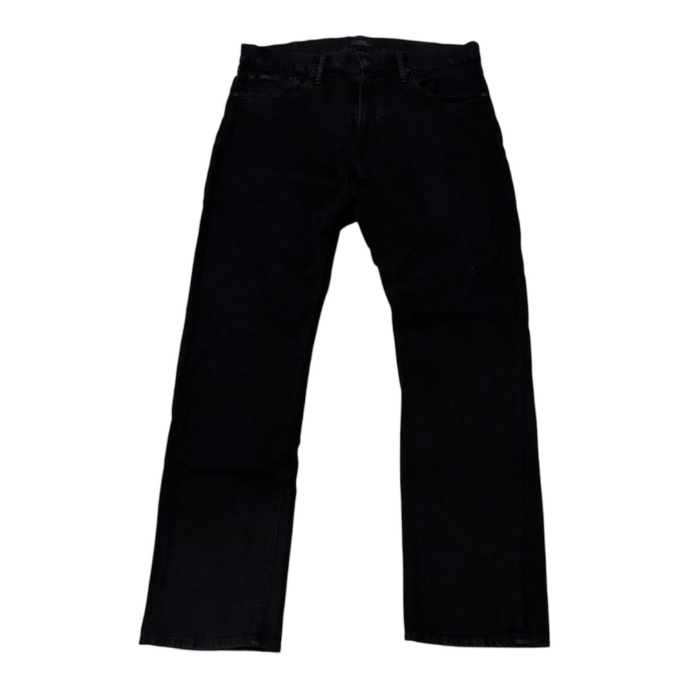Polo Ralph Lauren Varick Slim Straight Jeans Black Denim 32x32 Mens